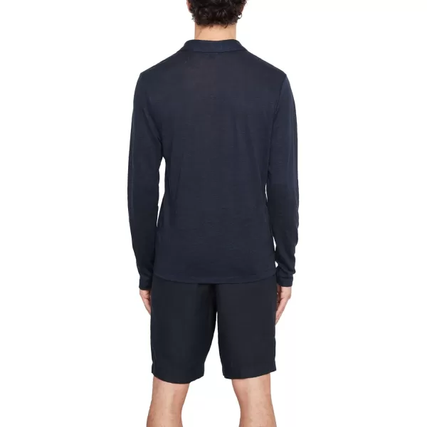 Vince Mens Linen LS Johnny CollarCoastal