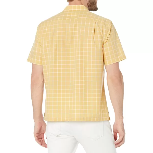 Vince Mens Mallorca Windowpane SSGolden CoastBone