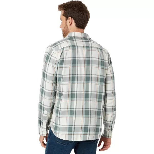 Vince Mens Manchester Plaid LSBoneDusty Teal