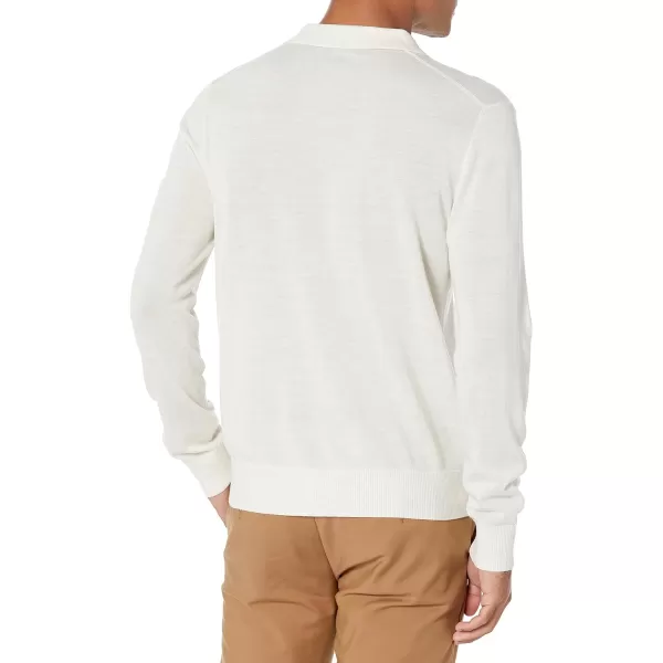 Vince Mens Merino Johnny Collar PoloH Bone