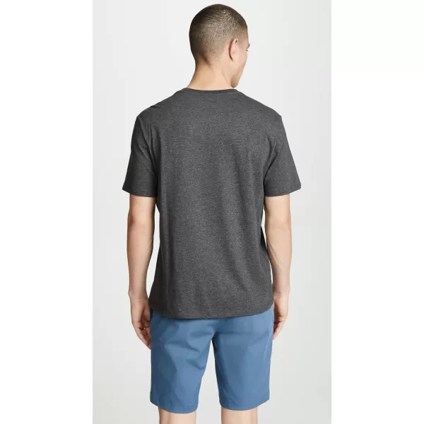 Vince Mens Pima Cotton Crew NeckHeather Carbon