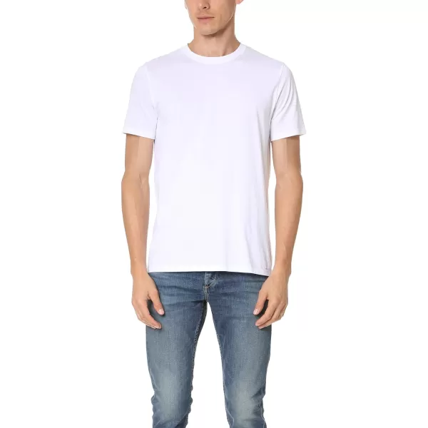 Vince Mens Pima Cotton Crew NeckOptic White