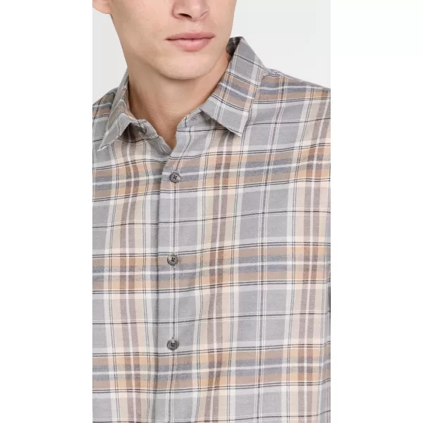 Vince Mens Prince Plaid Long SleeveTrail