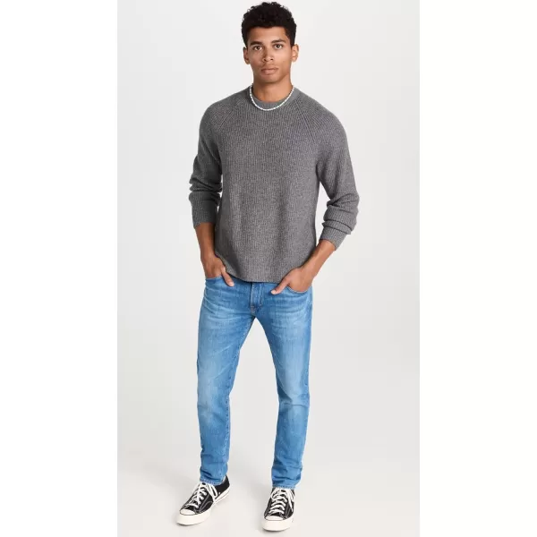 Vince Mens Raglan Rib CrewMed H Grey