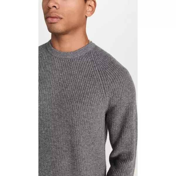 Vince Mens Raglan Rib CrewMed H Grey