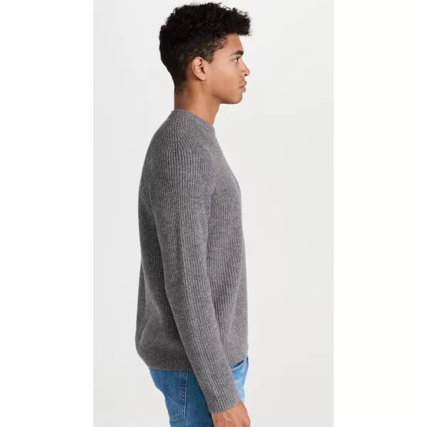 Vince Mens Raglan Rib CrewMed H Grey