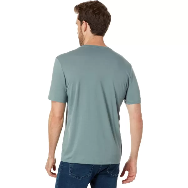 Vince Mens SS Pima Crew NeckLt Dusty Teal