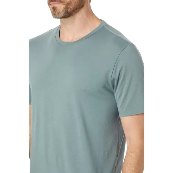 Vince Mens SS Pima Crew NeckLt Dusty Teal