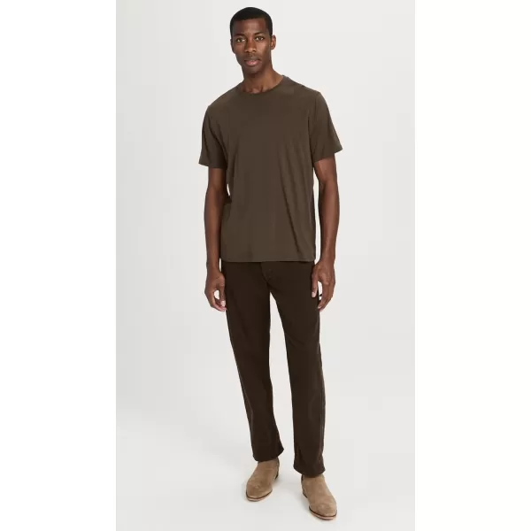 Vince Mens SS Pima Crew NeckOlive Cove