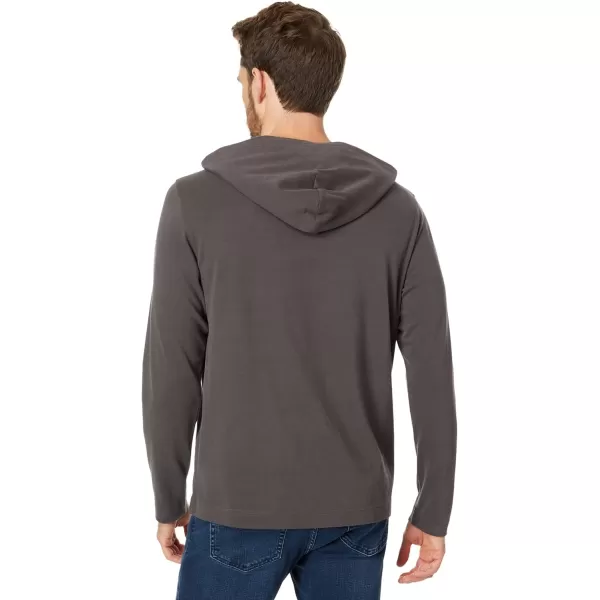 Vince Mens Sueded Jersey PO HoodieAnchor Grey