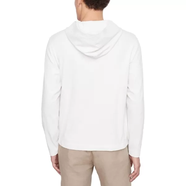 Vince Mens Sueded Jersey PO HoodieOffwhite