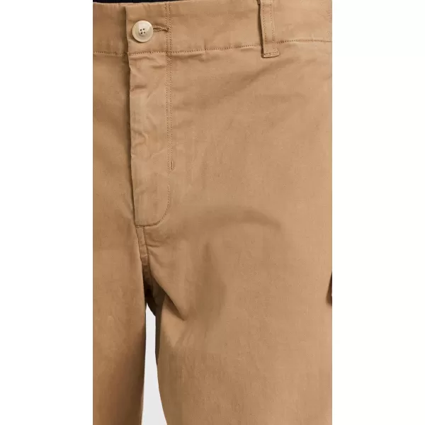 Vince Mens Sueded Twill Garment Dye PantWashed Dark Taupe Sand