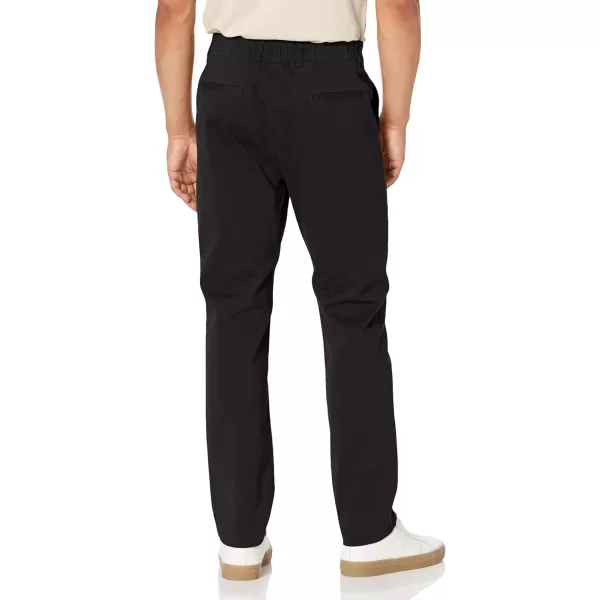 Vince Mens Sueded Twill Garment Dye PantWashed Soft Black