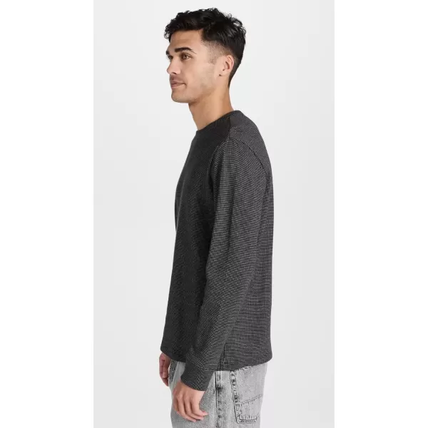 Vince Mens Textured Thermal LS CrewCoastal Combo