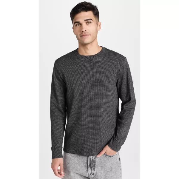 Vince Mens Textured Thermal LS CrewCoastal Combo