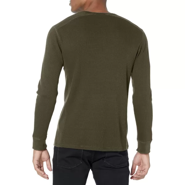 Vince Mens Thermal LS CrewMoss Green