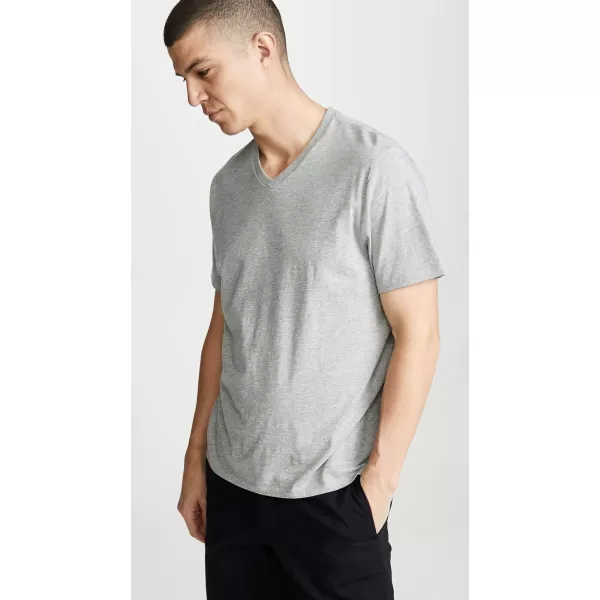 Vince Mens VNeck TShirtHeather Steel