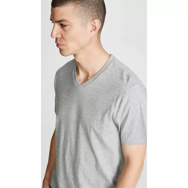 Vince Mens VNeck TShirtHeather Steel