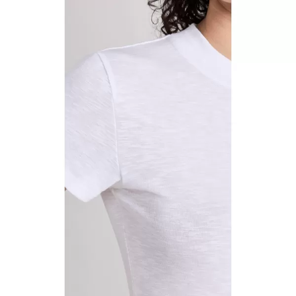 Vince Womens Cap Sleeve Crew Neck TeeOptic White