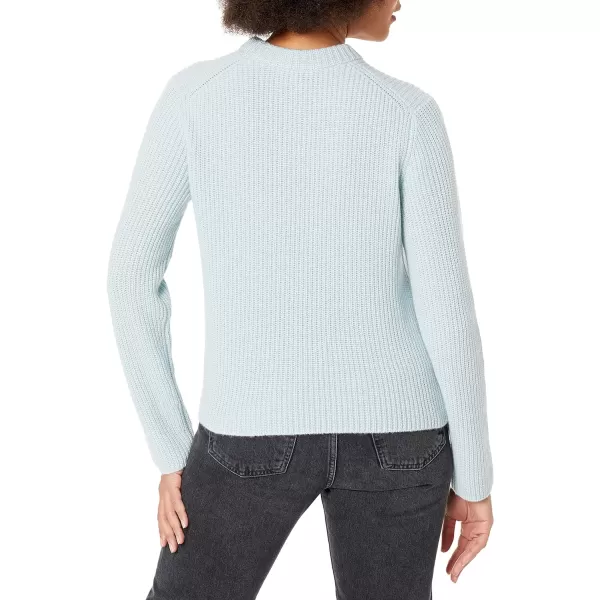 Vince Womens Cashmere Shaker Rib PulloverMint