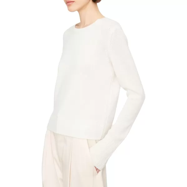 Vince Womens Classic Crew NeckOffwhite