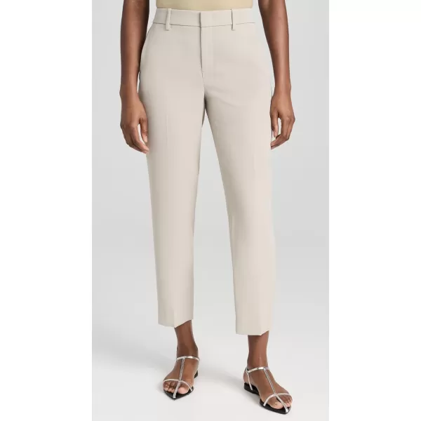 Vince Womens Crepe Tailored Straight Leg PantsSepia