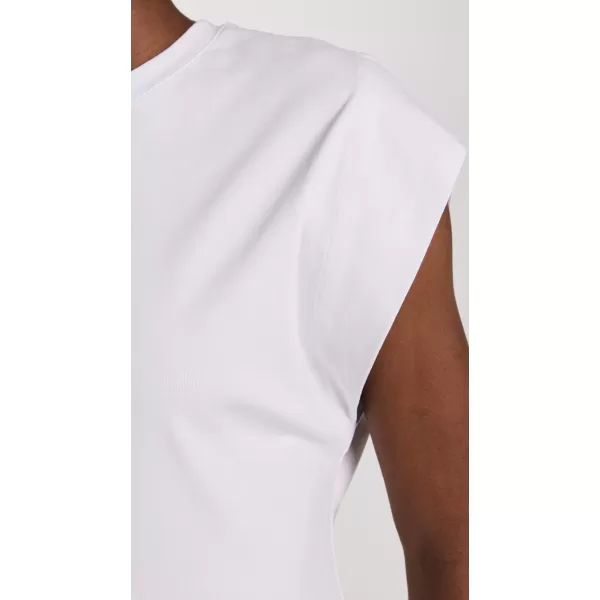 Vince Womens Crew Neck Muscle TeeOptic White