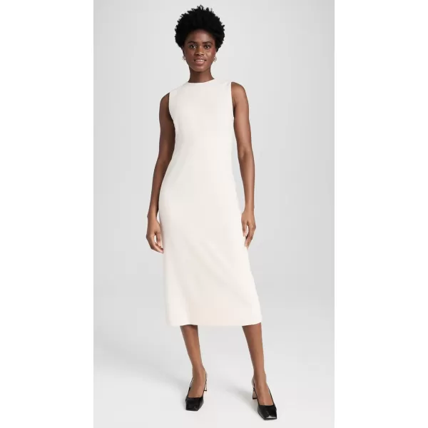 Vince Womens Crew Neck Sheath DressOffwhite