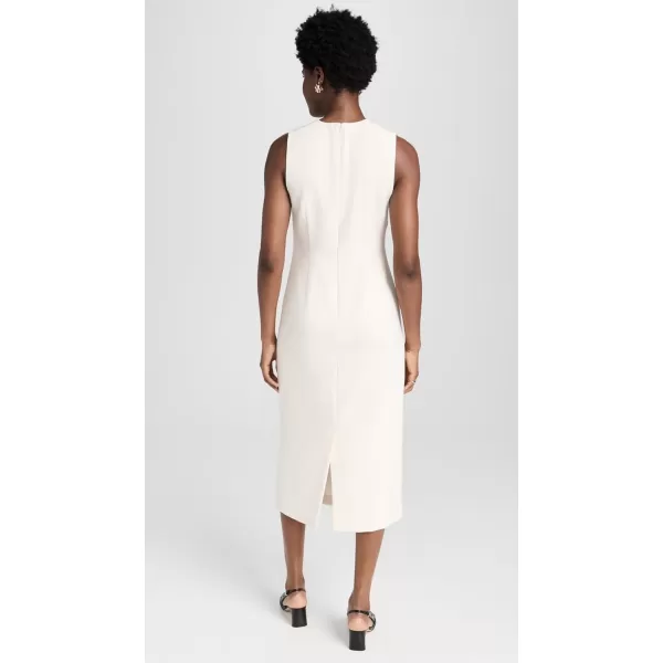 Vince Womens Crew Neck Sheath DressOffwhite