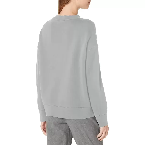 Vince Womens Essential Relaxed PulloverFog