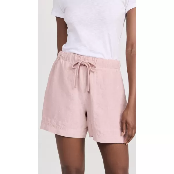 Vince Womens Mid Waist Tie Front Pull on ShortRose Pearl