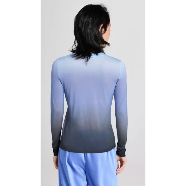 Vince Womens Ombre Crew TeeKyanite