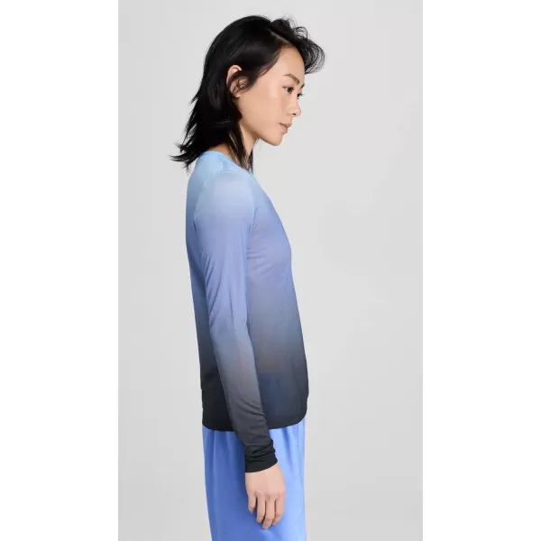 Vince Womens Ombre Crew TeeKyanite