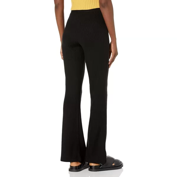 Vince Womens Rib Flared PantBlack