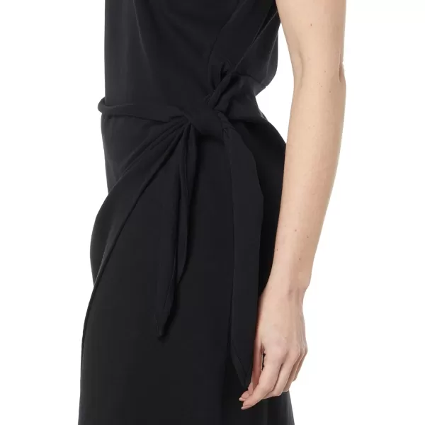 Vince Womens SS Side Tie DressBlack