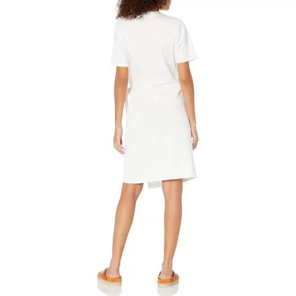 Vince Womens SS Side Tie DressOffwhite