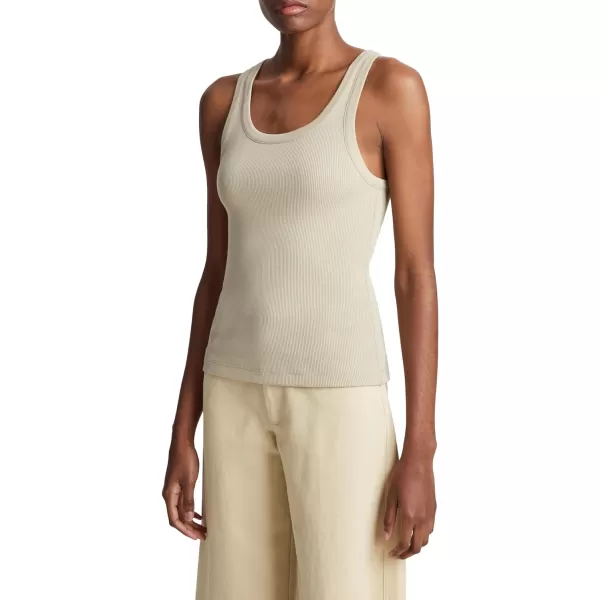 Vince Womens Scoop Neck TankSepia