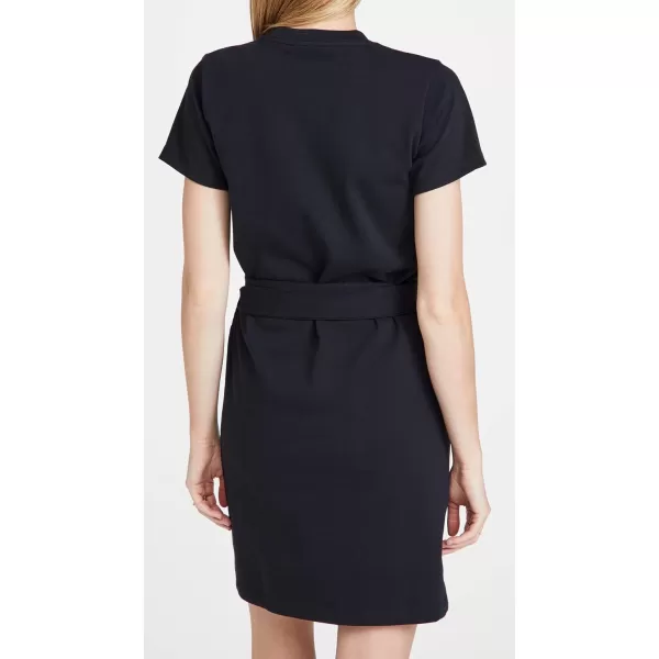 Vince Womens Short Sleeve Dress with Tie WaistCoastal