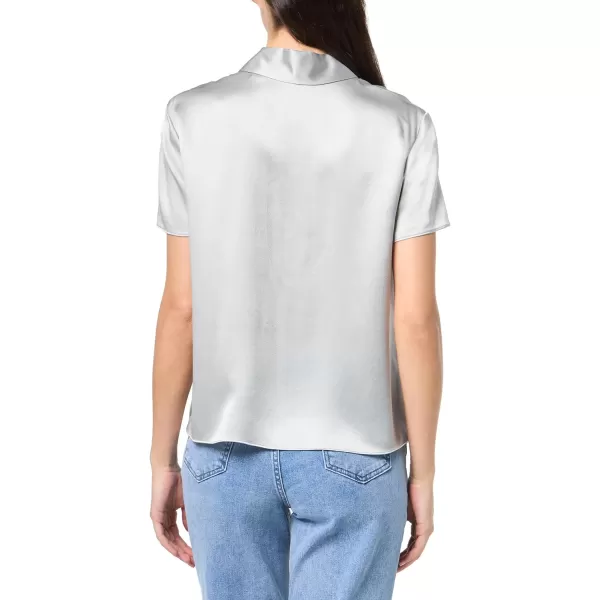 Vince Womens Short Sleeve PoloLunar Dust