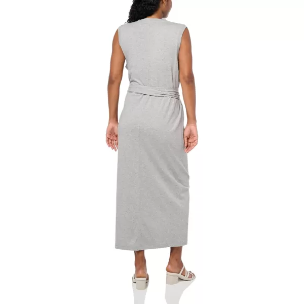 Vince Womens Sleeveless Wrap DressH Grey