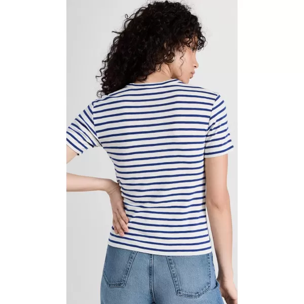 Vince Womens Striped SS CrewVince Womens Striped SS Crew