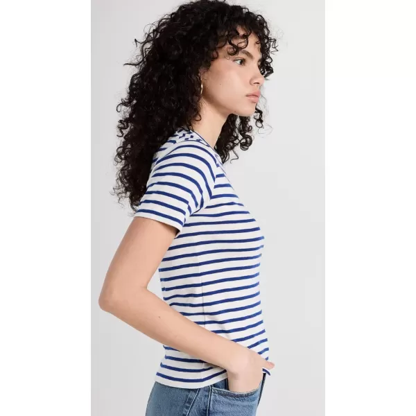 Vince Womens Striped SS CrewVince Womens Striped SS Crew