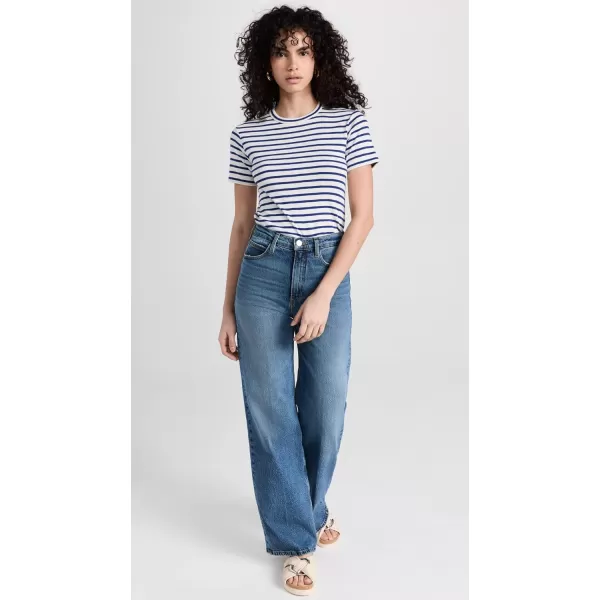 Vince Womens Striped SS CrewVince Womens Striped SS Crew