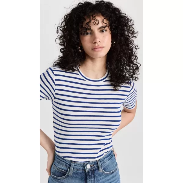 Vince Womens Striped SS CrewVince Womens Striped SS Crew