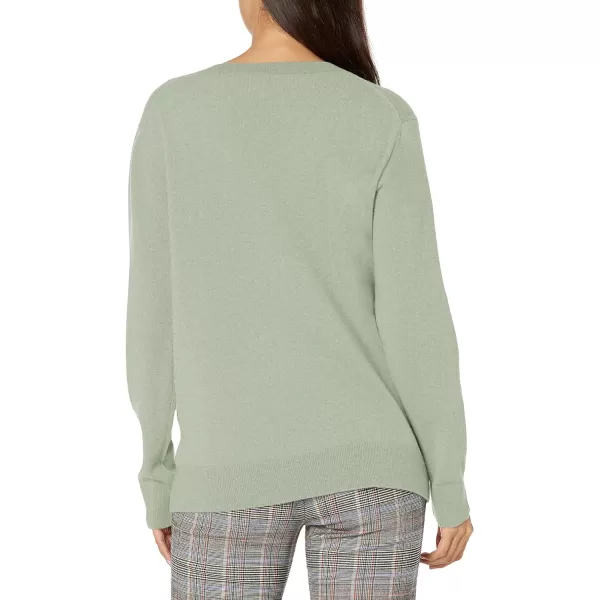 Vince Womens Weekend VNeckHeather Mint Glass