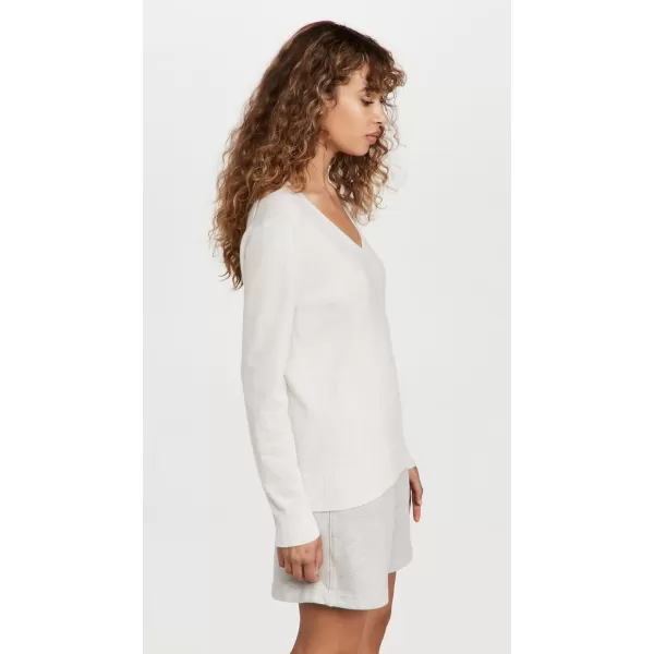 Vince Womens Weekend VNeckHeather White