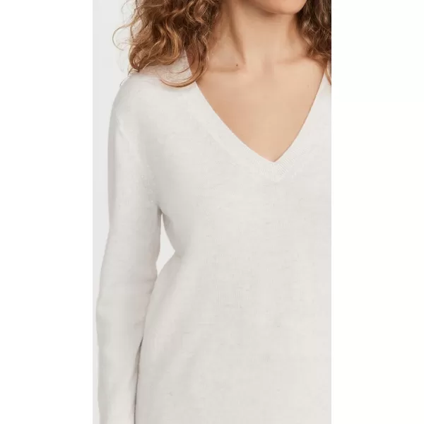 Vince Womens Weekend VNeckHeather White