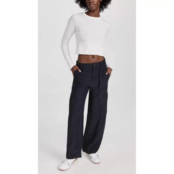 Vince Womens Wide Leg Cargo PantsCoastal