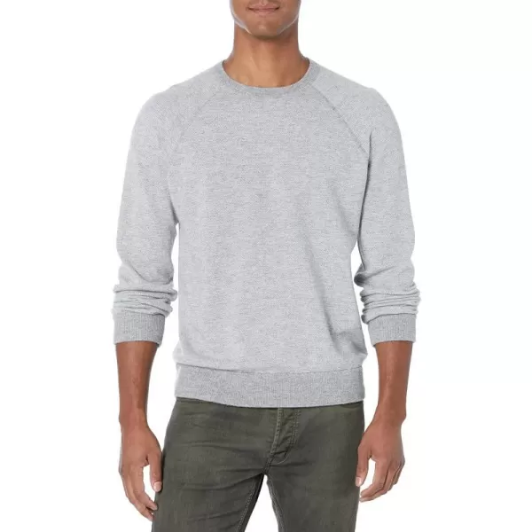 Vince Mens Birdseye Raglan LS CrewH GreyPearl