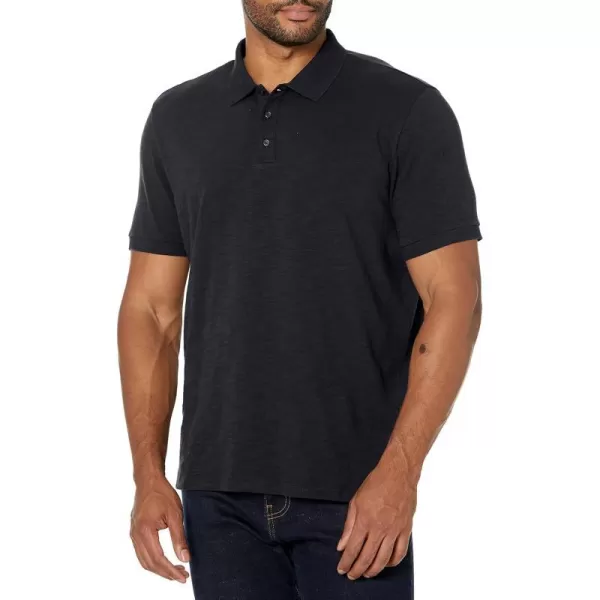 Vince Mens Classic Slub PoloBlack